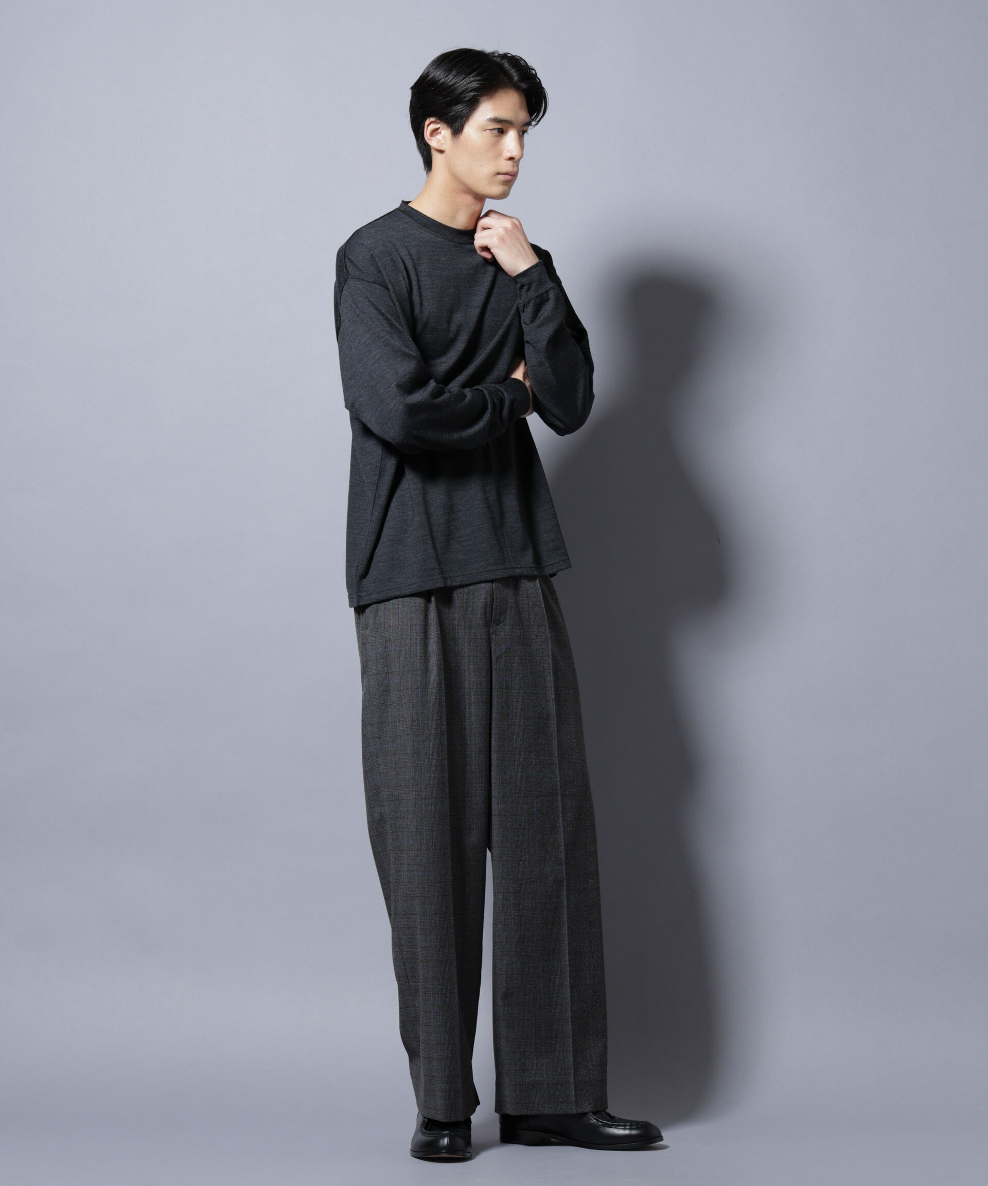 nano･universe「MIYATA&times;NANO JAPAN MADE 100%WOOL Tシャツ」|Tシャツ・カットソー|