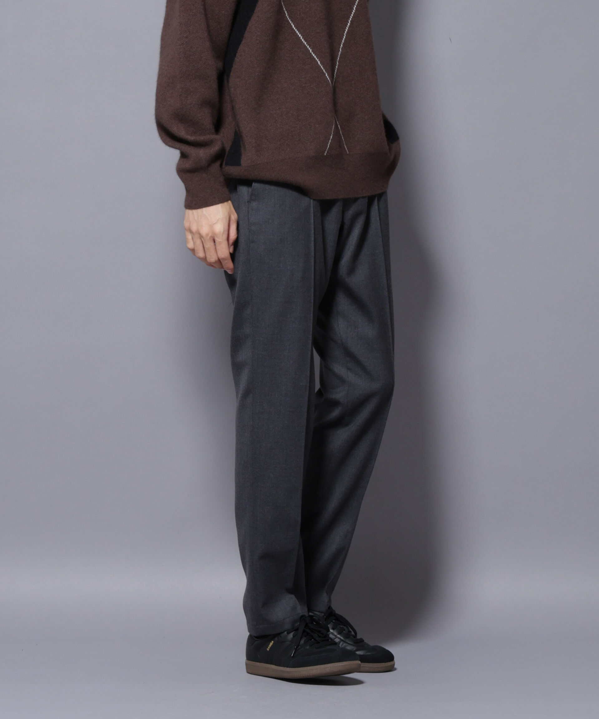 nano･universe「「N TROUSERS PREMIUM」RENU(R)ウール混洗えるサキソニーパンツ(セットアップ可)」|スーツ|