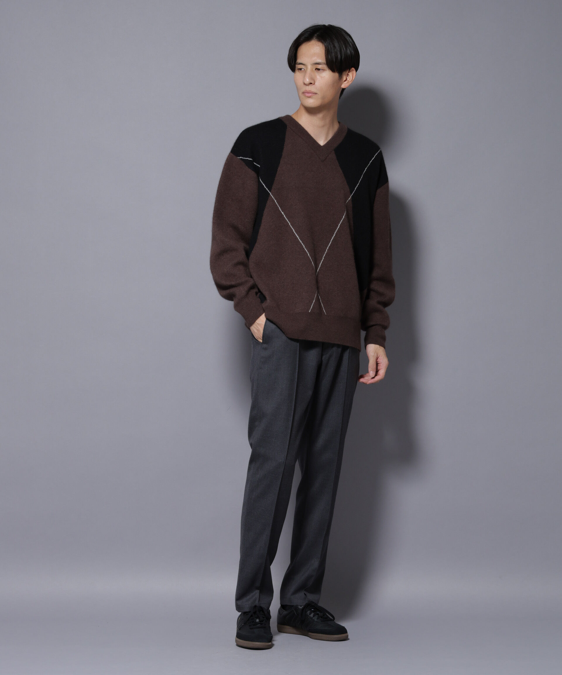 nano･universe「「N TROUSERS PREMIUM」RENU(R)ウール混洗えるサキソニーパンツ(セットアップ可)」|スーツ|