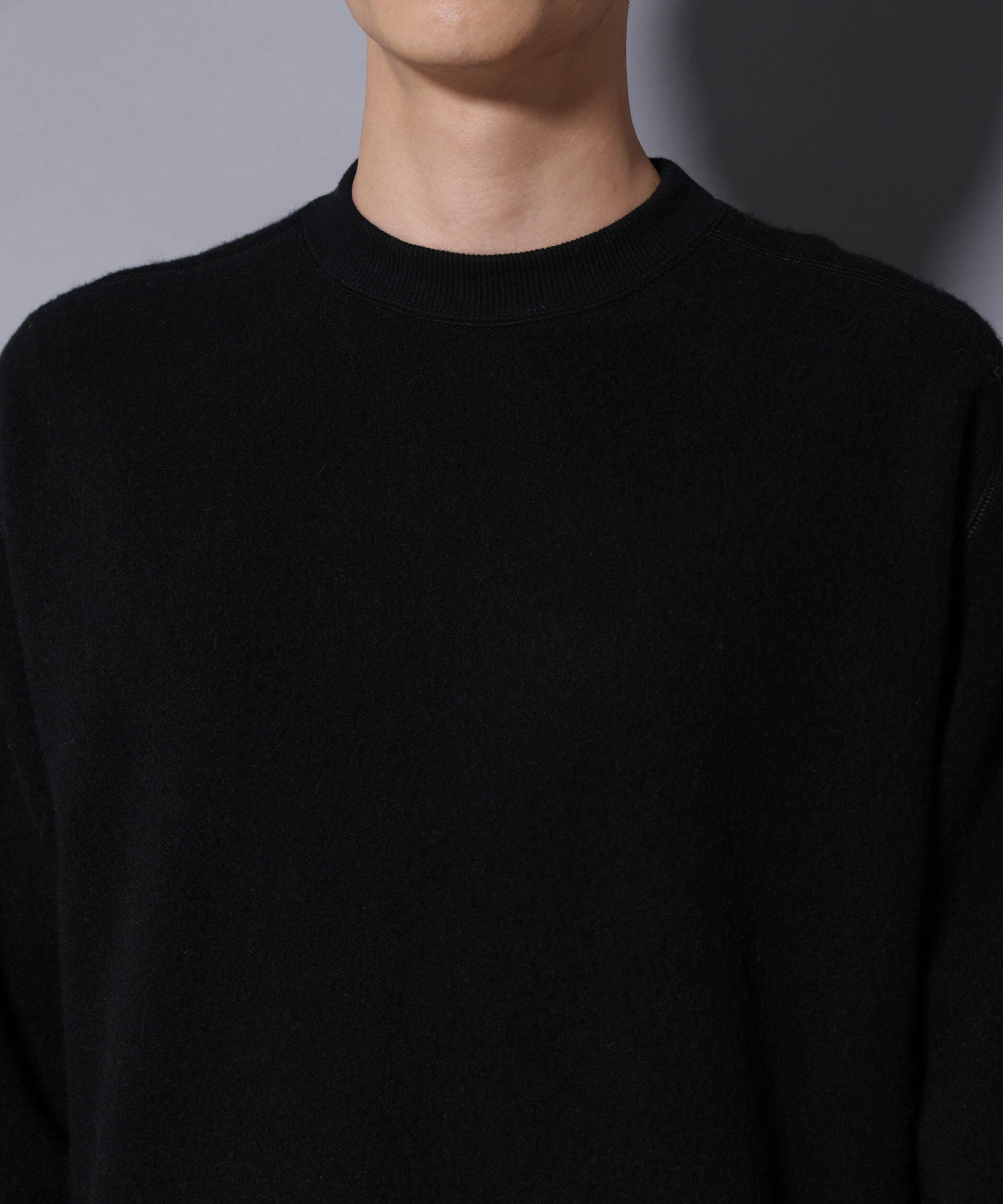 NANO universe「MIYATA&times;NANO JAPANMADE ウール/コットン スウェット」|Tシャツ・カットソー|