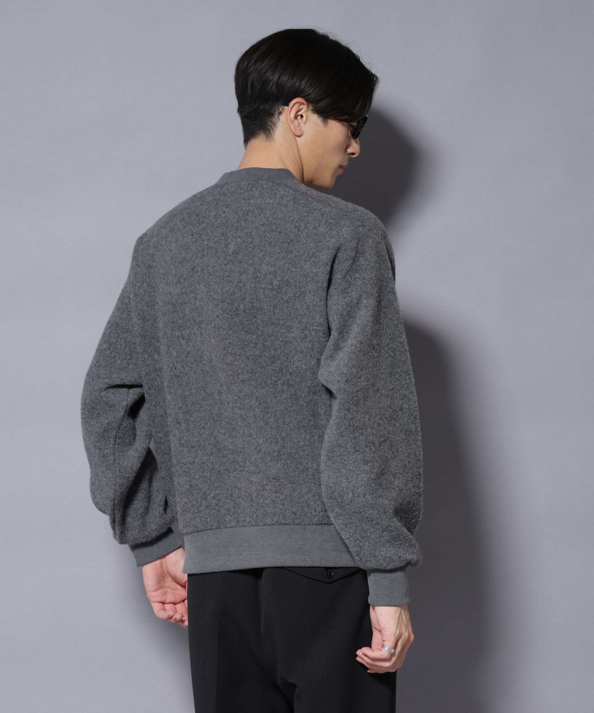 NANO universe「MIYATA&times;NANO JAPANMADE ウール/コットン スウェット」|Tシャツ・カットソー|