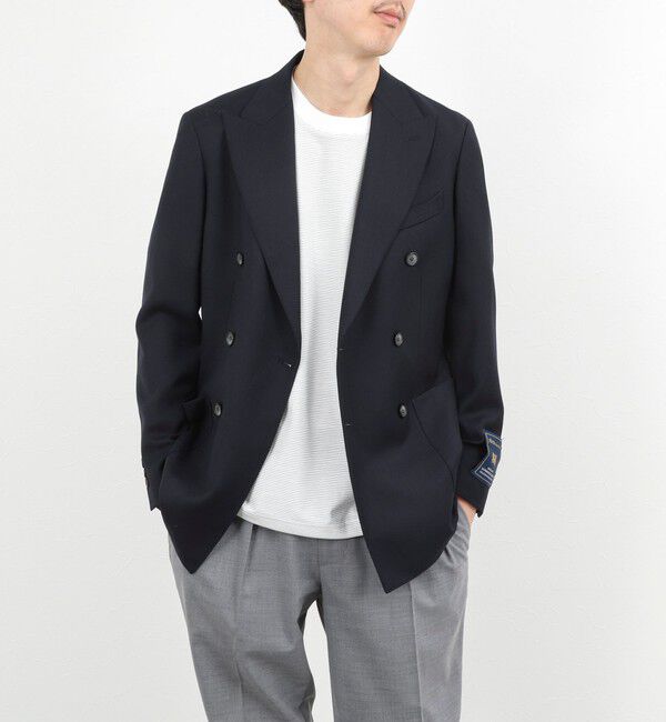 NOLLEY'S goodman「《ビジカジ対応》MARTIN ホップサックダブルJK 26SS」|テーラードジャケット|