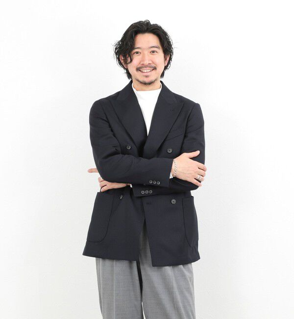 NOLLEY'S goodman「《ビジカジ対応》MARTIN ホップサックダブルJK 26SS」|テーラードジャケット|