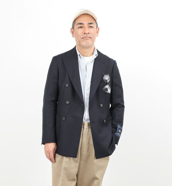 NOLLEY'S goodman「《ビジカジ対応》MARTIN ホップサックダブルJK 26SS」|テーラードジャケット|