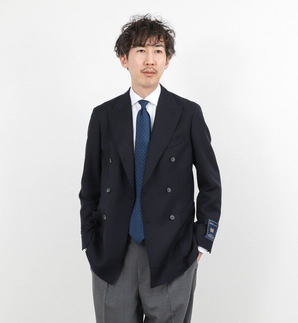 NOLLEY'S goodman「《ビジカジ対応》MARTIN ホップサックダブルJK 26SS」|テーラードジャケット|