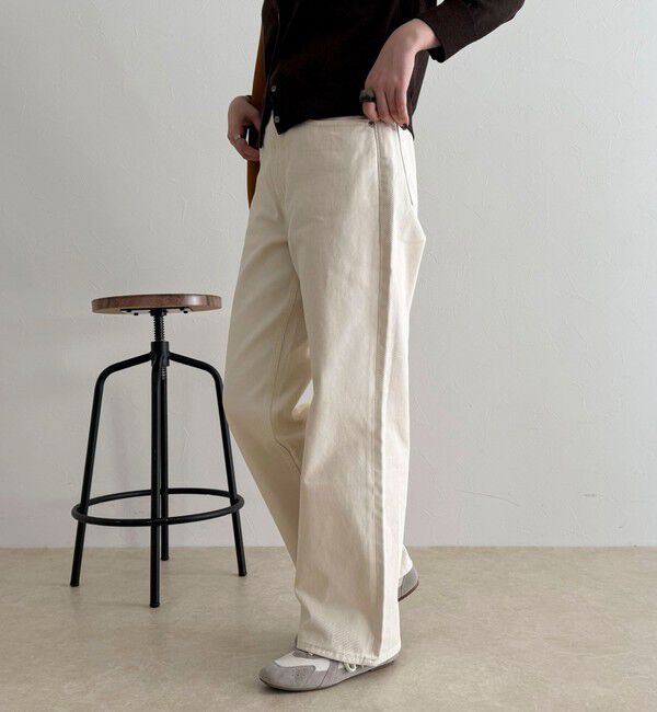 fredy emue「【待望の新色＆サイズ展開追加／@sora_522m企画】BASIC STRAIGHT DENIM」|デニム|