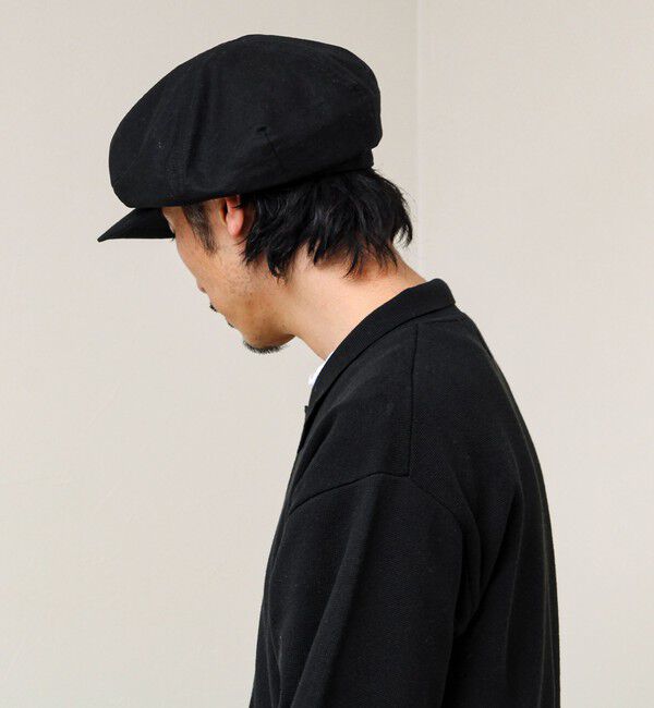 GLOSTER「【大人カジュアルに映える】COTTON LINEN BIG CASKET」|キャップ・キャスケット|