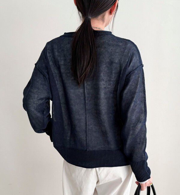 fredy emue「LINEN100ニットプルオーバー」|ニット・セーター|