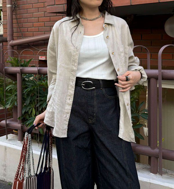 fredy emue「LINEN100 2WAYカシュクールシャツ」|シャツ・ブラウス|