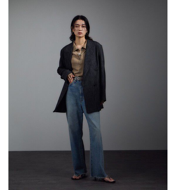 SALON adam et rope'「【W S（ドゥーブル）】レザーオーバルバックルベルト」|ベルト|