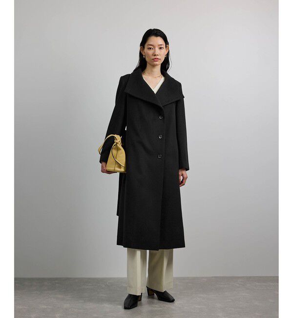 ROPE「プレミアムカシミヤ ロングコート【逸品・マルチWAY】」|ステンカラーコート|