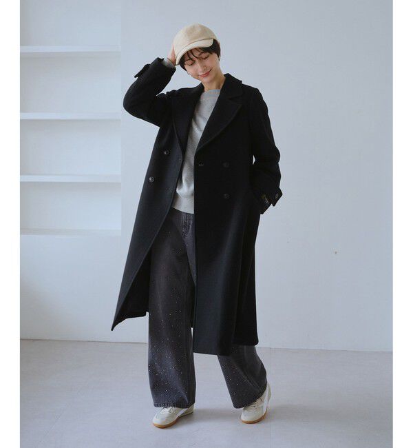 Rope&rsquo;Picnic「JAPAN FABRIC ダブルチェスターコート/一部WEB限定カラー」|チェスターコート|