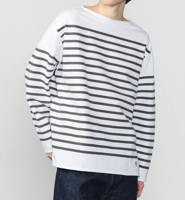 ORCIVAL「ORCIVAL | ラッセル ボートネック ワイドセーラーTシャツ MEN」|Tシャツ・カットソー|