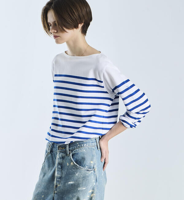 ORCIVAL「ORCIVAL | ラッセル ボートネック フレンチセーラーTシャツ WOMEN」|Tシャツ・カットソー|