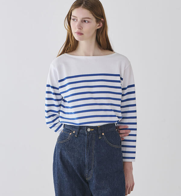 ORCIVAL「ORCIVAL | ラッセル ボートネック フレンチセーラーTシャツ WOMEN」|Tシャツ・カットソー|