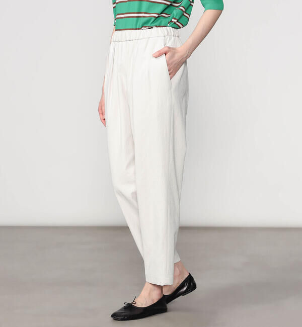 Morris & Sons「MORRIS & SONS | タックイージーパンツ WOMEN」|チノ|