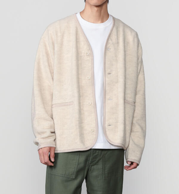  「ORCIVAL | ブラッシュドフリース Vネックカーディガン MEN」|その他|