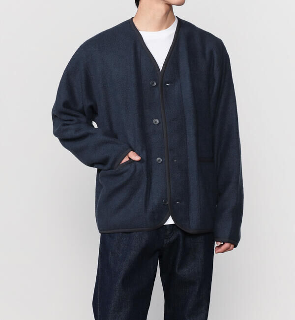  「ORCIVAL | ブラッシュドフリース Vネックカーディガン MEN」|その他|