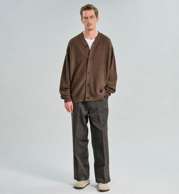 ORCIVAL「ORCIVAL | 〈別注〉ウールコットン Vネックカーディガン MEN」|ニット・セーター|