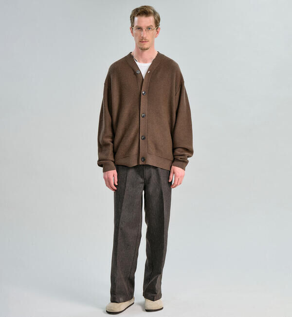 ORCIVAL「ORCIVAL | 〈別注〉ウールコットン Vネックカーディガン MEN」|ニット・セーター|