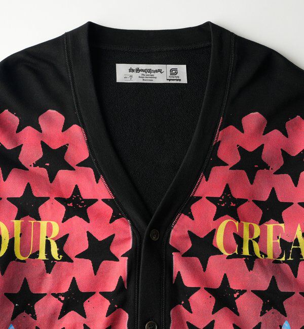  「【26AW LOOK掲載品番】【Sourcream】総柄スターカーディガン」|Tシャツ・カットソー|