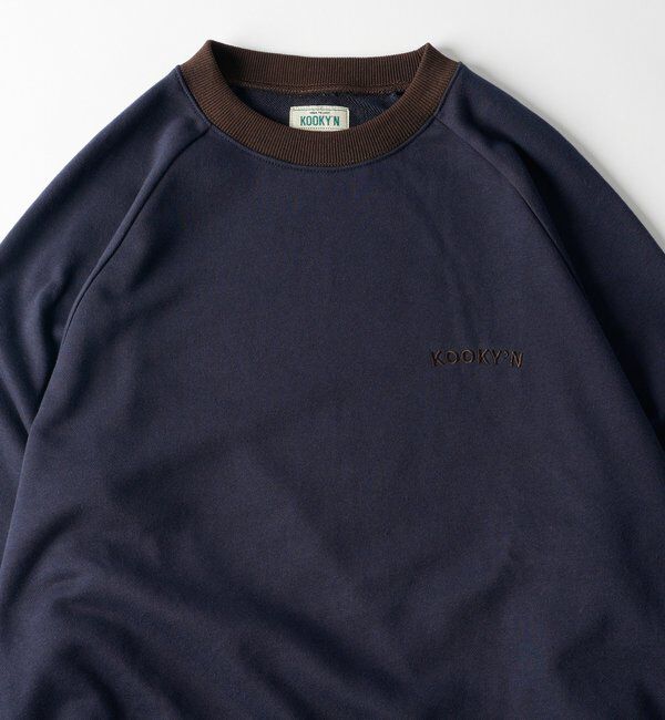  「【KOOKY&rsquo;N】リブカラー切り替えクルー」|Tシャツ・カットソー|