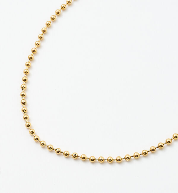 collex「【dignif】【金属アレルギー対応】 ボールチェーンネックレス3mm」|ネックレス|