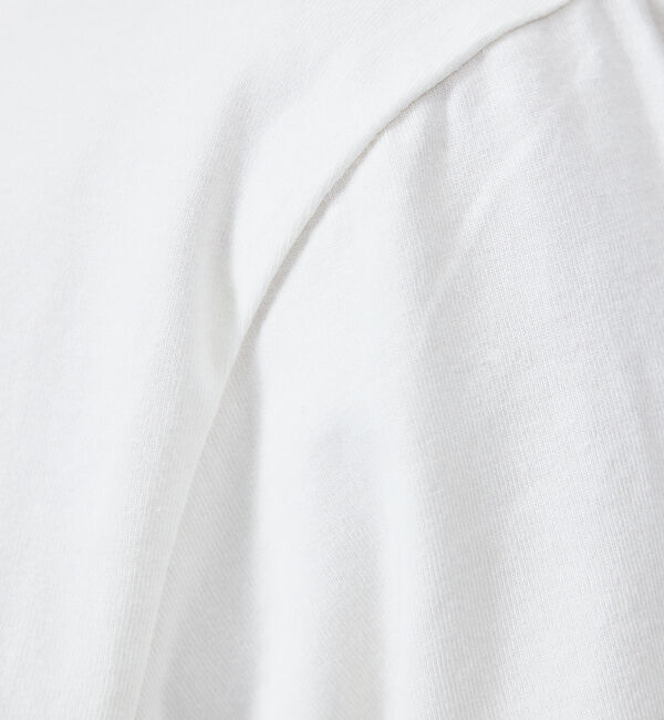 ABAHOUSE「【ノンストレス】定番 / COTTON LYCRA 圧着 クルーネック 半袖 T」|Tシャツ・カットソー|