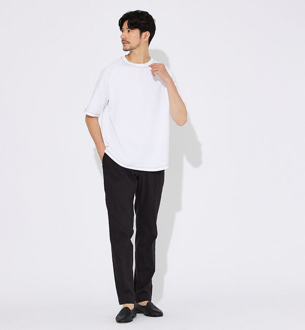 ABAHOUSE「【ロイヤルポンチ】シルクタッチ アトリエTシャツ」|Tシャツ・カットソー|