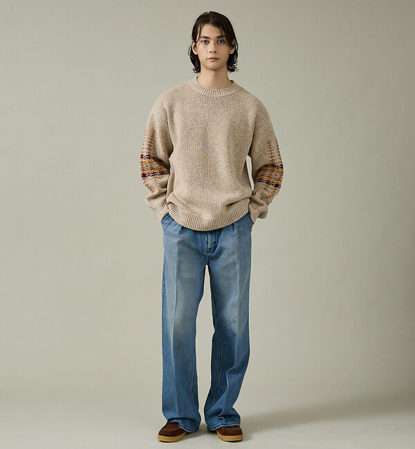 ABAHOUSE「【Wrangler/ラングラー】WRANCHER WIDE DENIM/ランチャ」|デニム|
