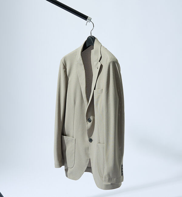 ABAHOUSE「【セットアップ対応/FLEX JACKET】トリコット メッシュジャケット /」|テーラードジャケット|