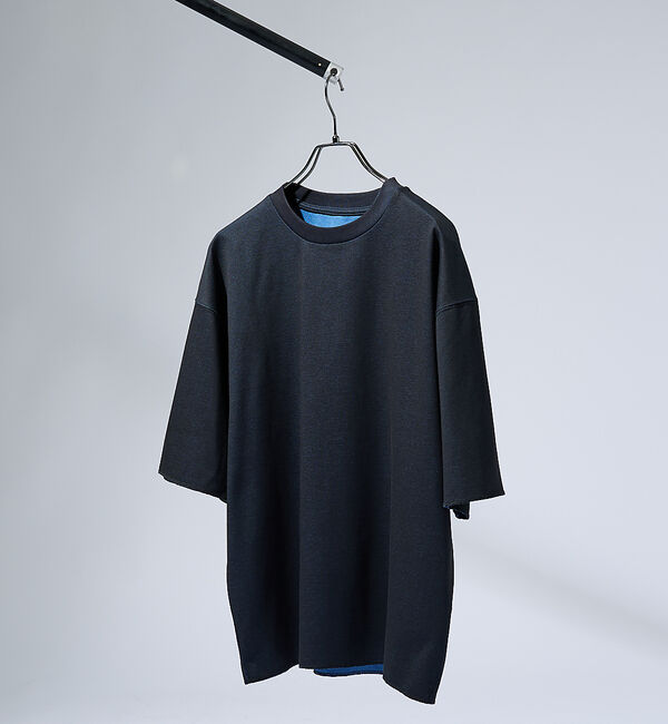 ABAHOUSE「【リバーシブル配色】バックメッシュ 半袖Ｔシャツ / オーバーサイズ」|Tシャツ・カットソー|