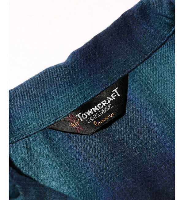 ABAHOUSE「【TOWNCRAFT 】60&lsquo;SLOOP COLLAR NEL OMBRE SH」|シャツ・ブラウス|