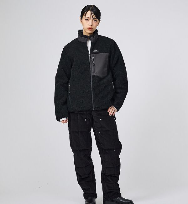 ABAHOUSE「【TAION / タイオン】MOUNTAIN リバーシブル ダウン&times;ボアジャケッ」|スウェット・ジャージ|