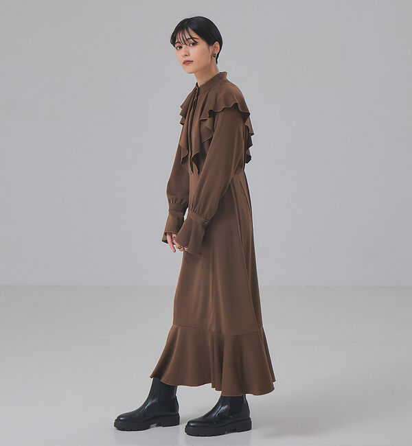 Rouge vif「フレア衿ワンピース」|ワンピース|