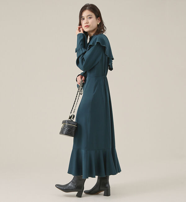 Rouge vif「フレア衿ワンピース」|ワンピース|
