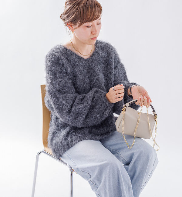 Rouge vif「シャギー ニットプルオーバー◆」|ニット・セーター|