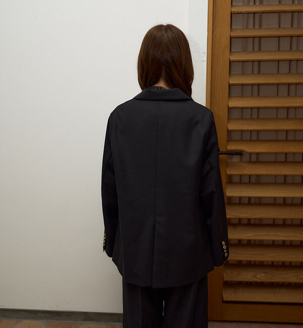 Rouge vif「【一部店舗限定】【2点セット】スリットジャケット＆ウエストクロスパンツSET」|テーラードジャケット|