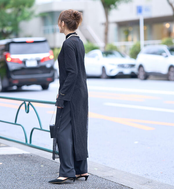 Rouge vif「前後２WAYサイドスリットレースワンピース」|ワンピース|