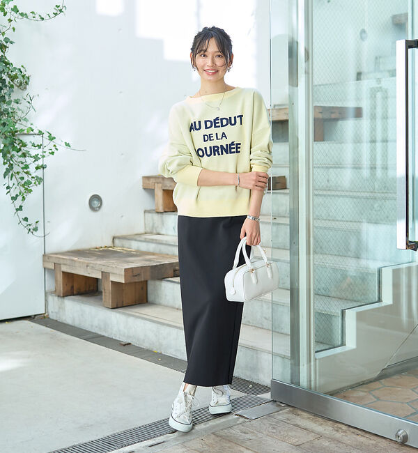 Rouge vif「【一部店舗限定】【追加4】ジャガードロゴニット」|ニット・セーター|