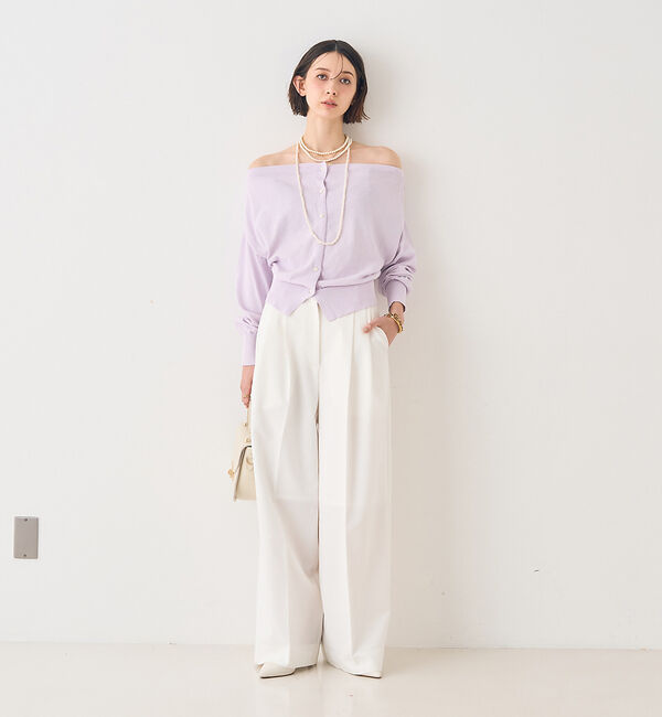 Rouge vif「ストレッチツータックワイドパンツ」|その他|