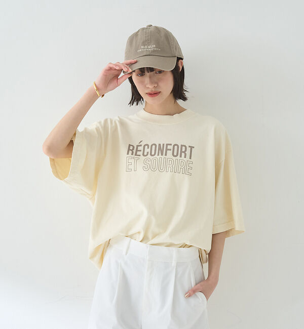 Rouge vif「ピグメントダイカジュアルロゴBIG Tシャツ」|Tシャツ・カットソー|