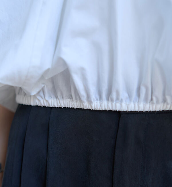 Rouge vif「シルク混コットンフォルムブラウス」|シャツ・ブラウス|