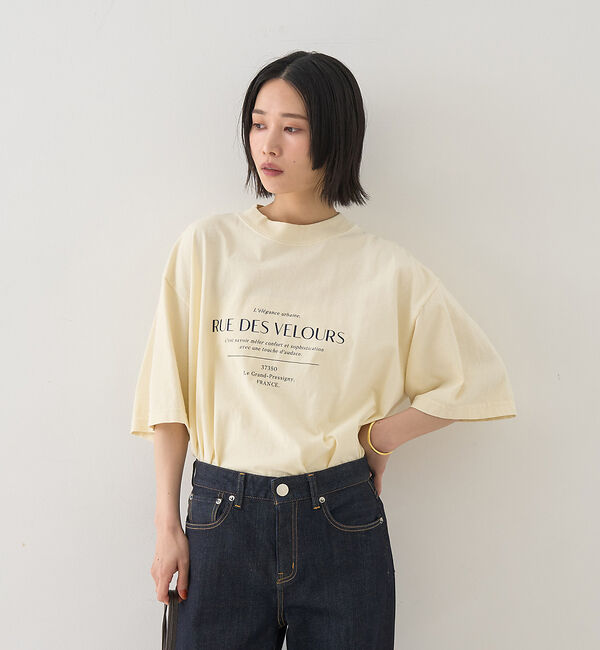 Rouge vif「ピグメントロゴBIG Tシャツ」|Tシャツ・カットソー|