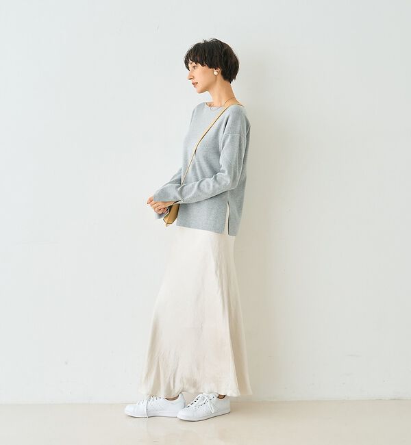 Rouge vif「スムーススリット ニットプルオーバー」|ニット・セーター|