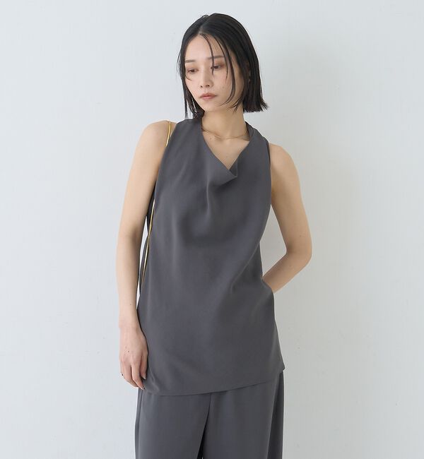 Rouge vif「【セットアップ対応】ホルダーネックブラウス」|シャツ・ブラウス|