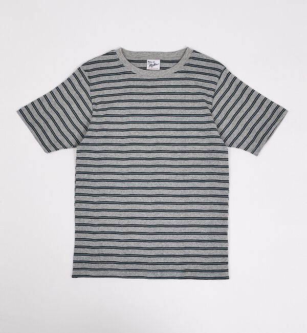 Rouge vif「【Robert P.Miller/ロバートピーミラー】パネルリブクルーネックTシ」|Tシャツ・カットソー|