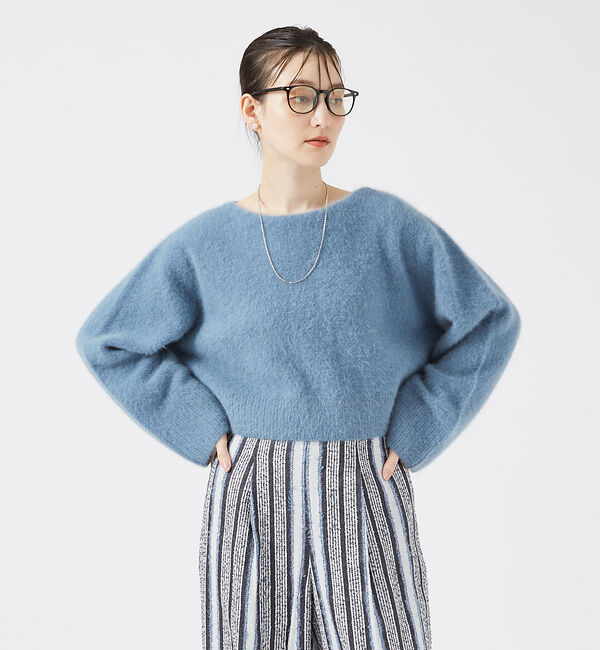 qualite「ループストライプワイドパンツ」|その他|