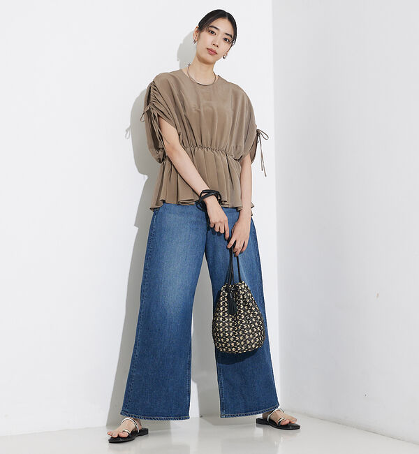 qualite「ボリュームギャザータックTOP」|シャツ・ブラウス|