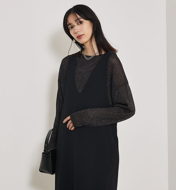 qualite「【オールシーズン大活躍】ナローロングワンピース」|ワンピース|